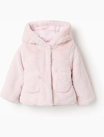 Chaqueta afelpada con capucha