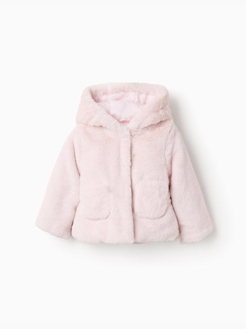 Chaqueta afelpada con capucha - Kiabi