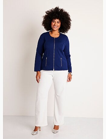 Chaqueta ajustada sin cuello - Afibel