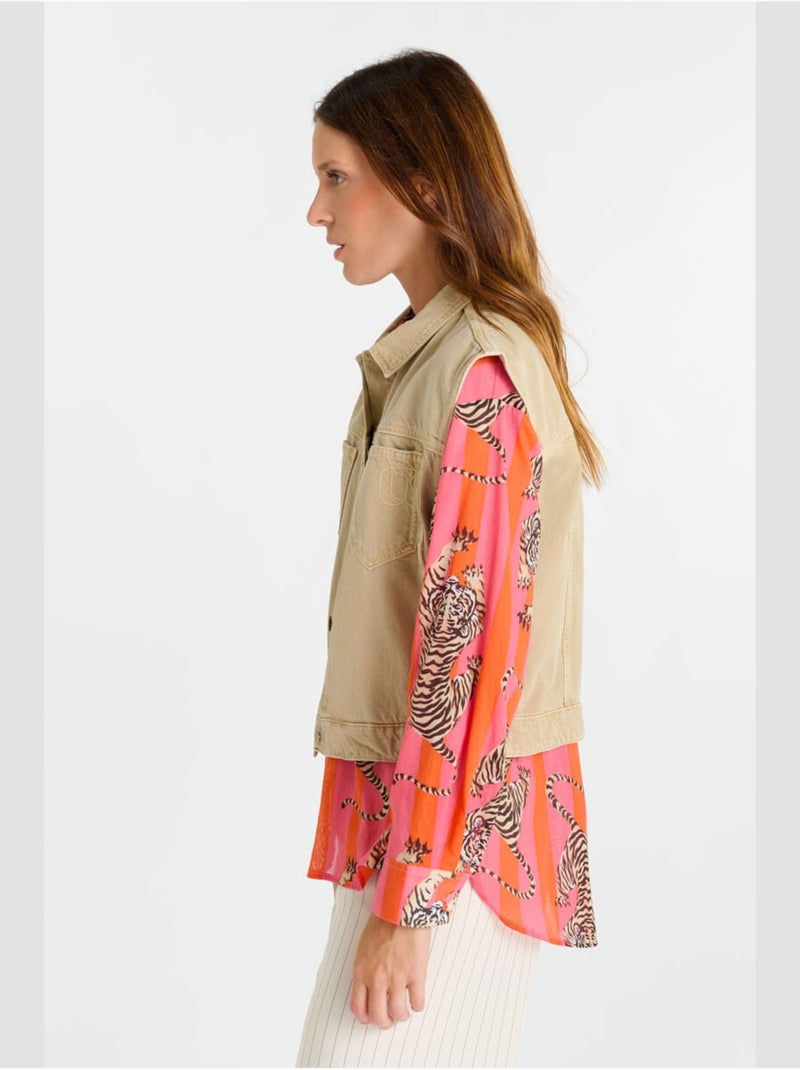 Chaqueta ánade real Beige - Kiabi
