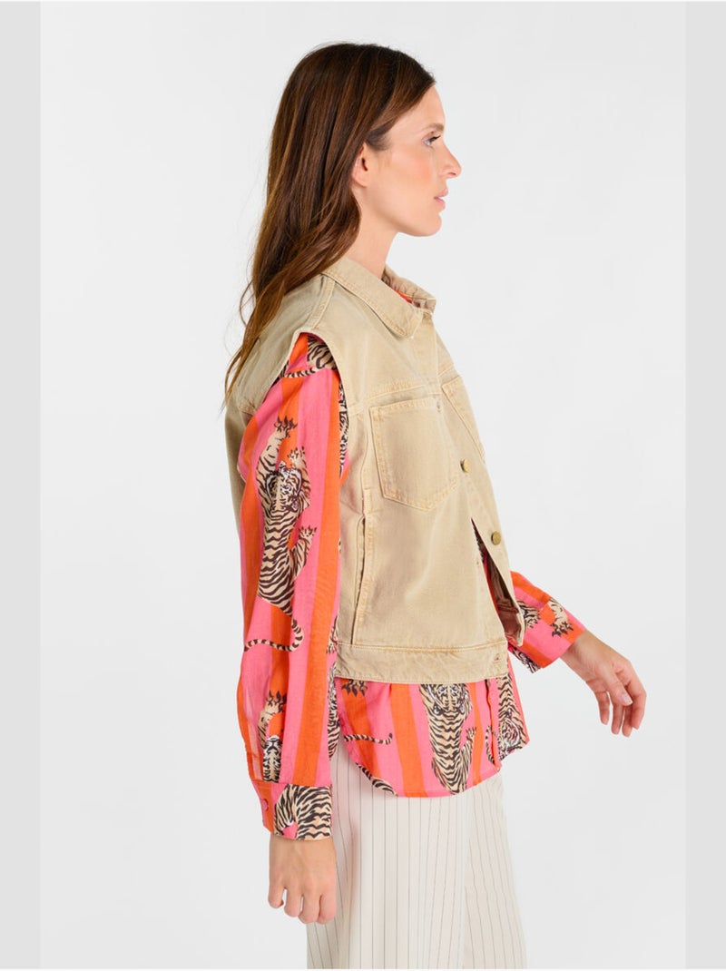 Chaqueta ánade real Beige - Kiabi