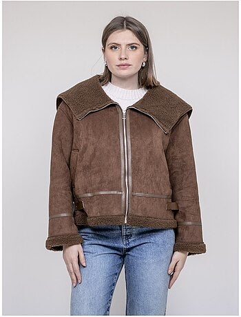 Chaqueta aviador doble piel UMI