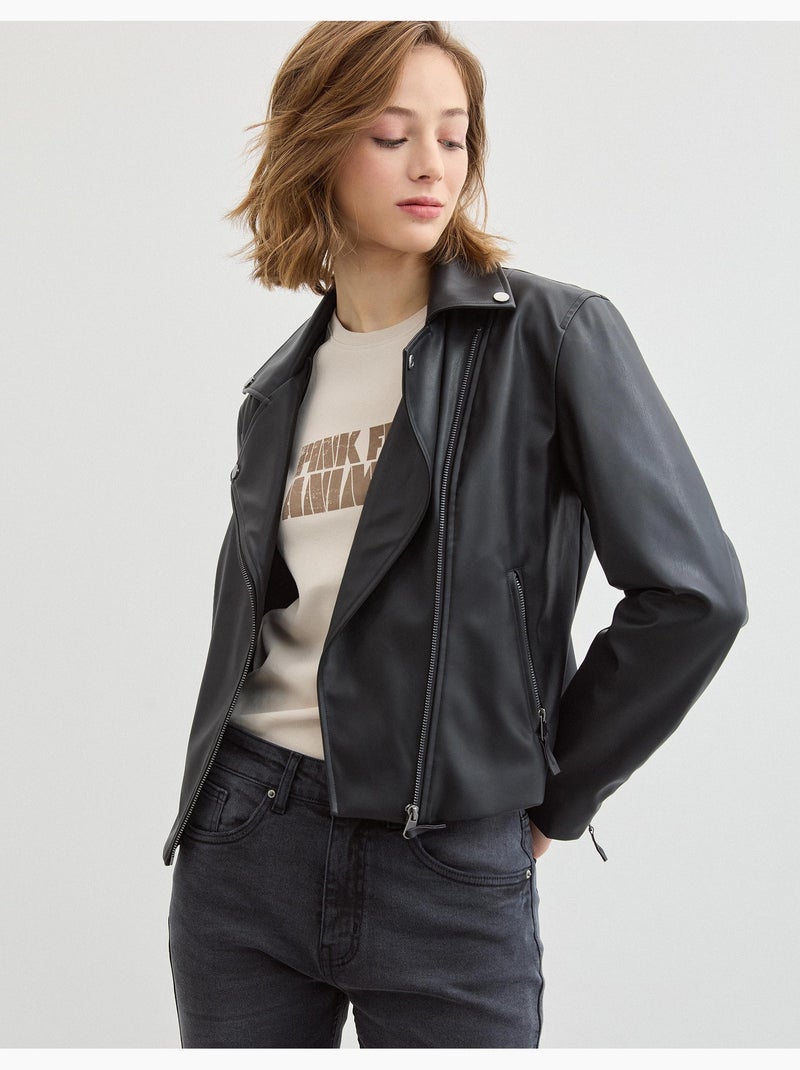 Chaqueta 'Biker', MO Fashion Negro - Kiabi