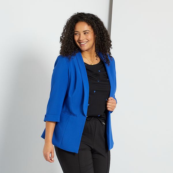 blazer de mujer azul