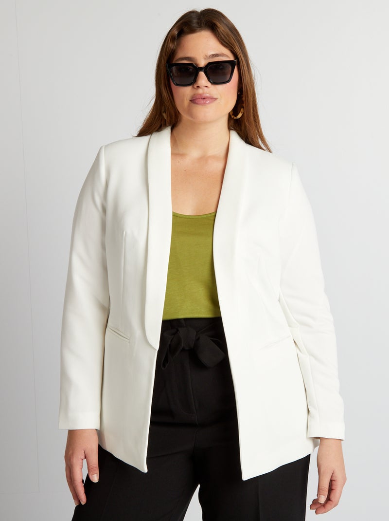 Chaqueta blazer BLANCO - Kiabi