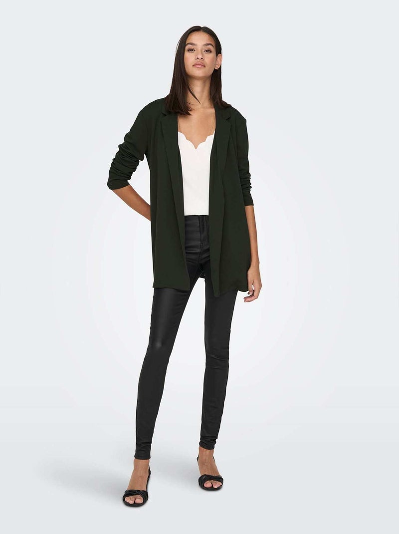 Chaqueta blazer caqui oscuro - Kiabi