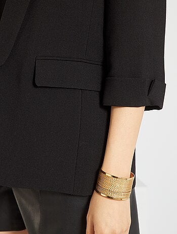 Chaqueta blazer con cuello recto - Kiabi