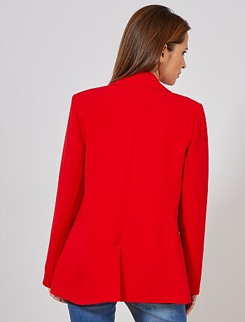 Chaqueta blazer con doble hilera de botones - Kiabi