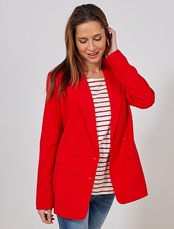Chaqueta blazer con doble hilera de botones - Kiabi