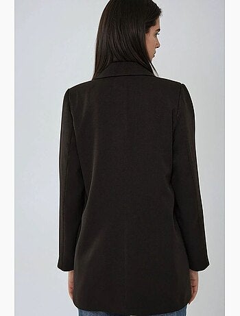 Chaqueta blazer con forro de leopardo hiccup