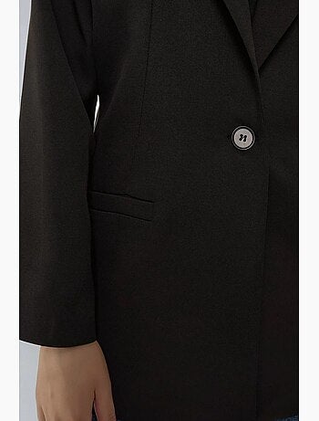 Chaqueta blazer con forro de leopardo hiccup