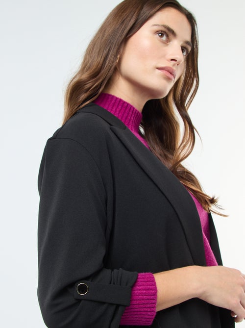 Chaqueta blazer con mangas remangadas 'JDY' - Kiabi