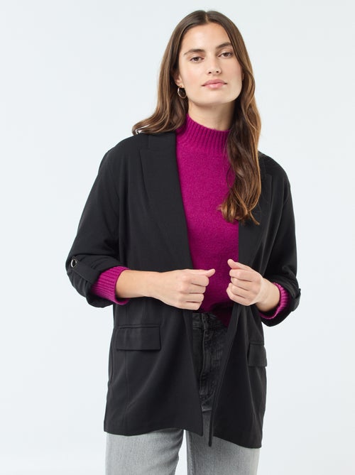 Chaqueta blazer con mangas remangadas 'JDY' - Kiabi