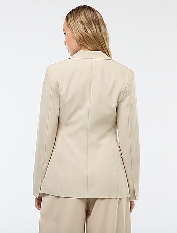 Chaqueta blazer corte entallado