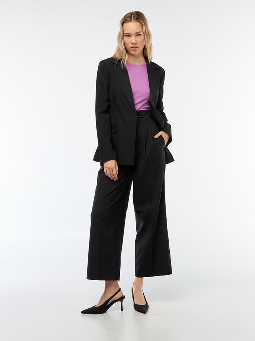 Chaqueta blazer corte entallado - Kiabi