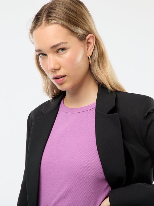 Chaqueta blazer corte entallado - Kiabi