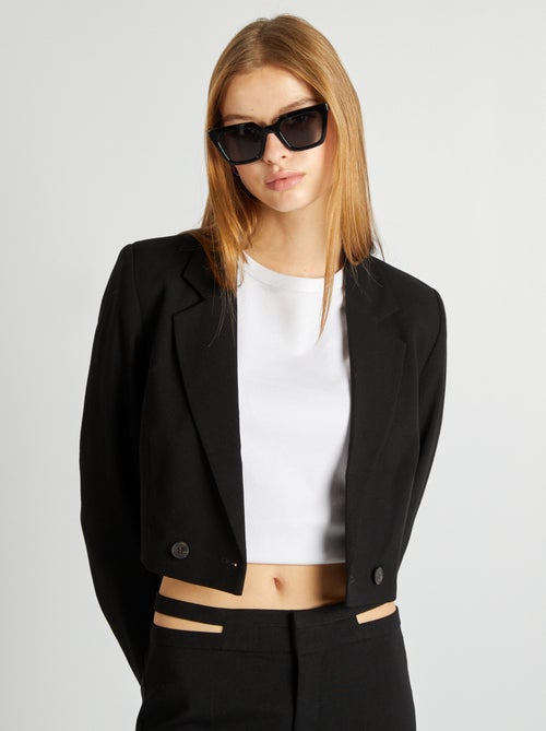 Chaqueta blazer crop - Kiabi