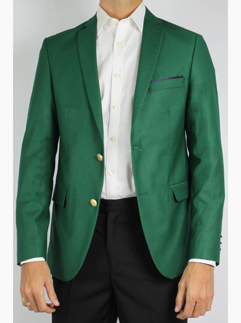 Chaqueta blazer de 2 botones Kebello Verde - Kiabi