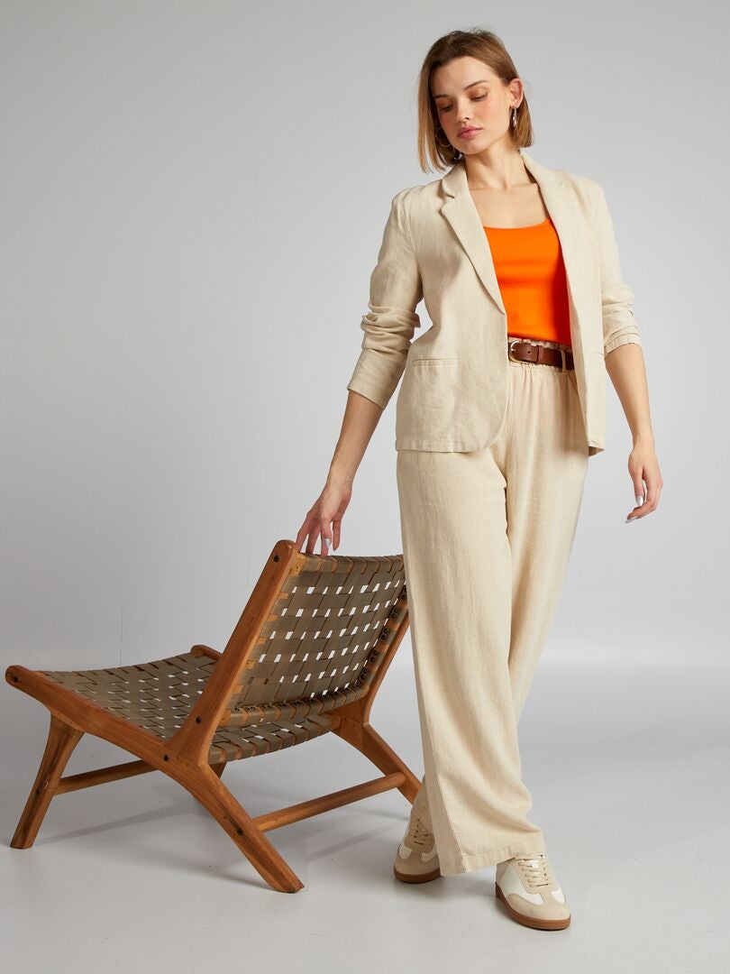 Blazer De Traje Para Hombres Modernos, De Seda De Hielo Fina De Verano
