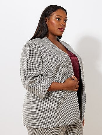 Chaqueta blazer estampada - Kiabi