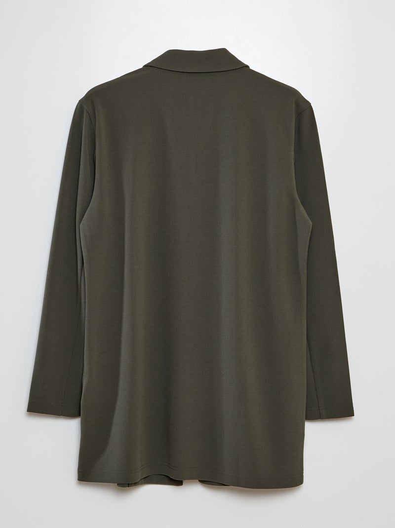 Chaqueta blazer largo medio vaporosa 'JDY' KAKI - Kiabi