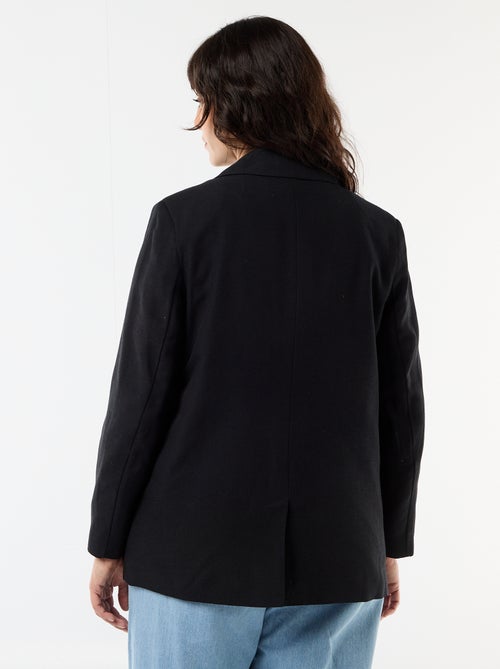 Chaqueta blazer ligera corte largo - Kiabi