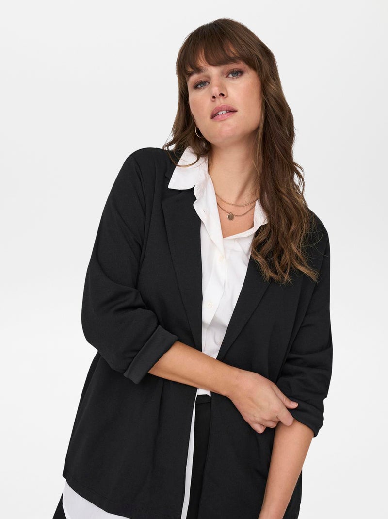 Chaqueta blazer lisa 'Only Carmakoma' NEGRO - Kiabi