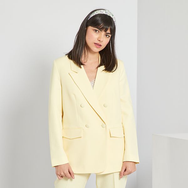 Chaqueta blazer midi null - AMARILLO - Kiabi - 25,00€