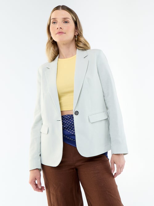 Chaqueta blazer midi - Kiabi