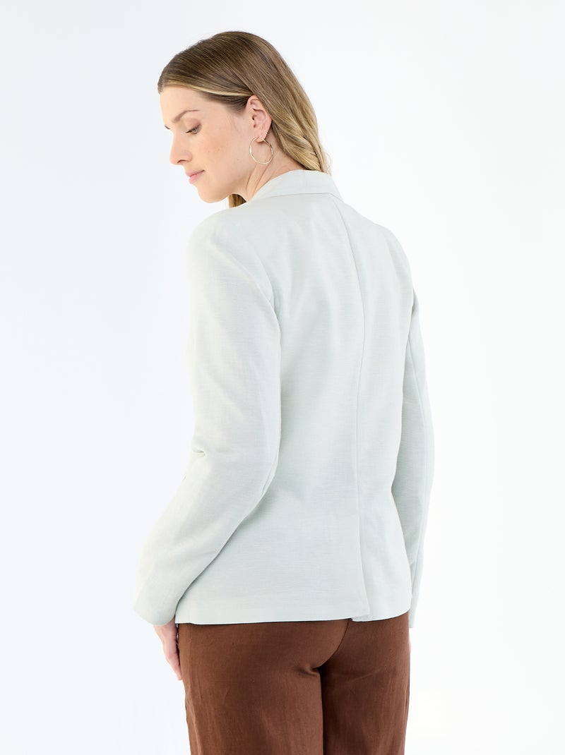 Chaqueta blazer midi Azul - Kiabi