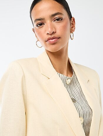 Chaqueta blazer midi