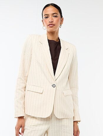 Chaqueta blazer midi