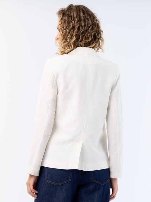 Chaqueta blazer midi - Kiabi