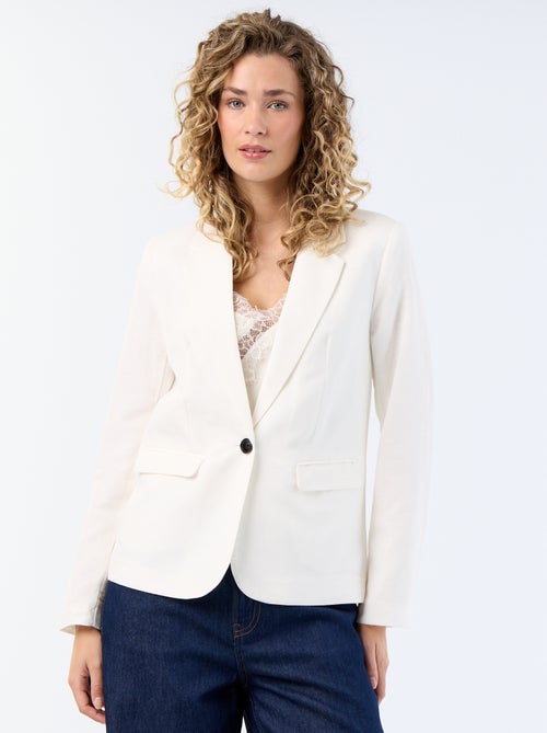 Chaqueta blazer midi - Kiabi