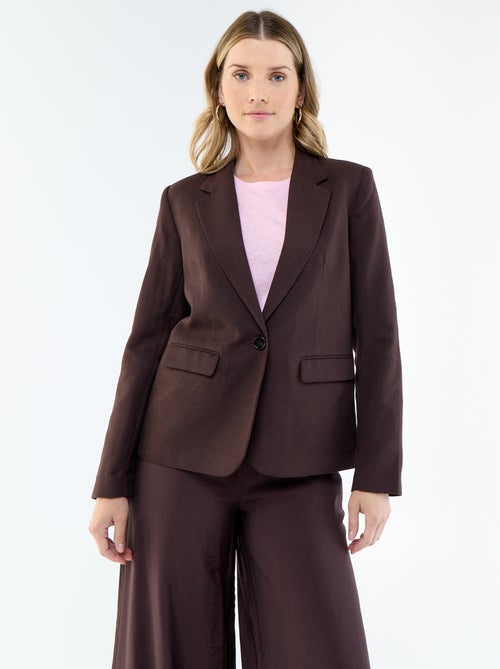 Chaqueta blazer midi - Kiabi