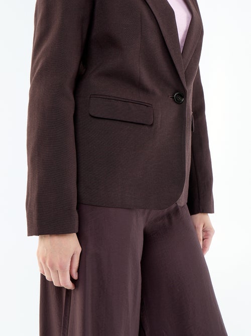 Chaqueta blazer midi - Kiabi