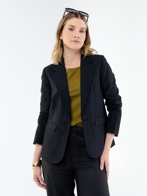 Chaqueta blazer midi - Kiabi