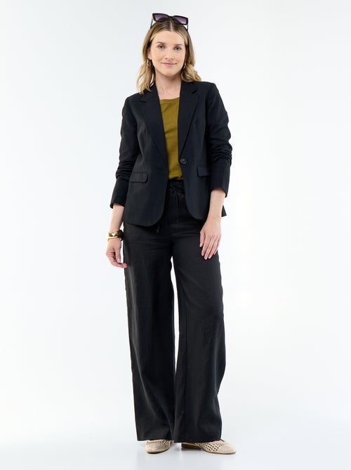 Chaqueta blazer midi - Kiabi