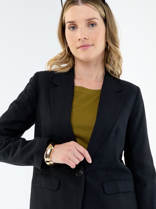 Chaqueta blazer midi - Kiabi