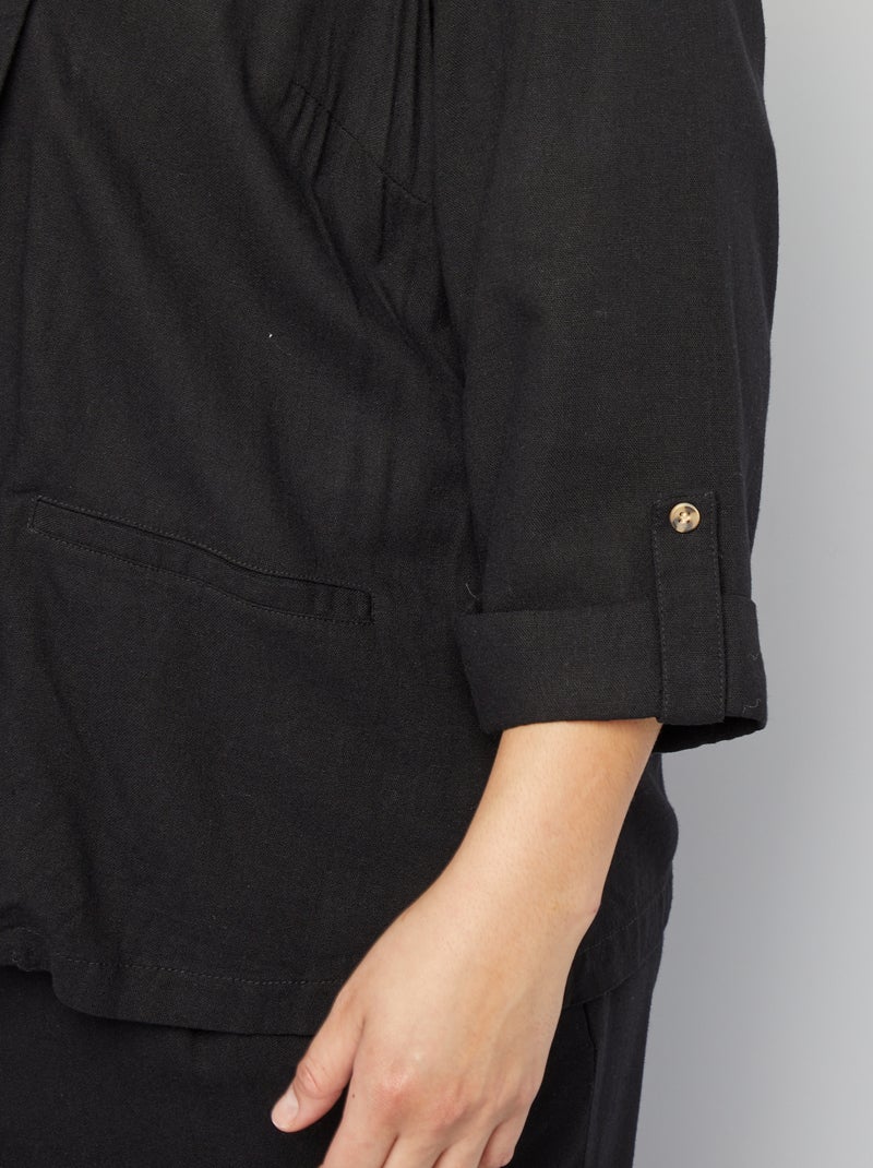 Chaqueta blazer NEGRO - Kiabi