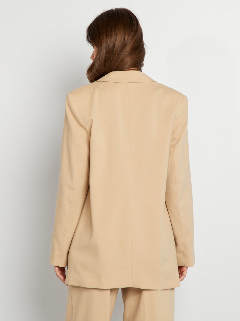 Chaqueta blazer oversize BEIGE - Kiabi