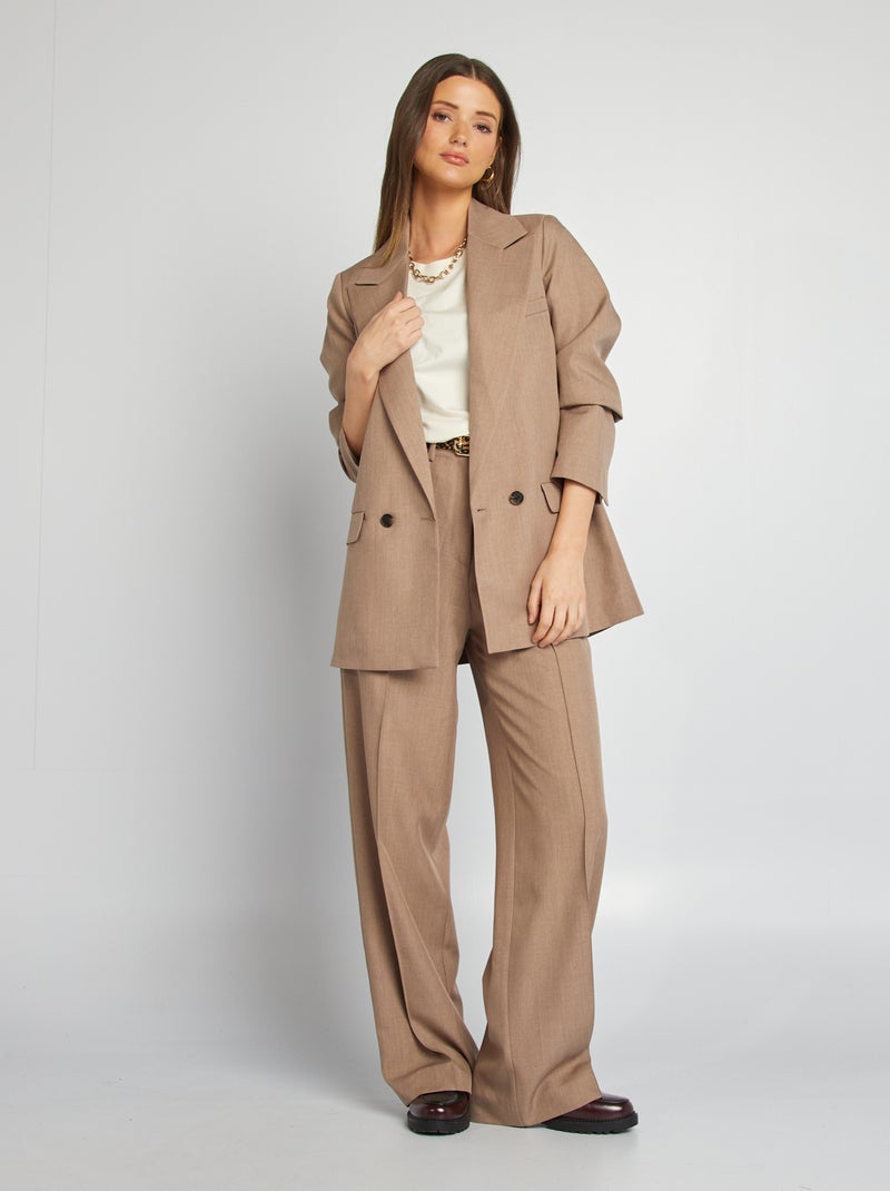 Chaqueta blazer oversize BEIGE - Kiabi
