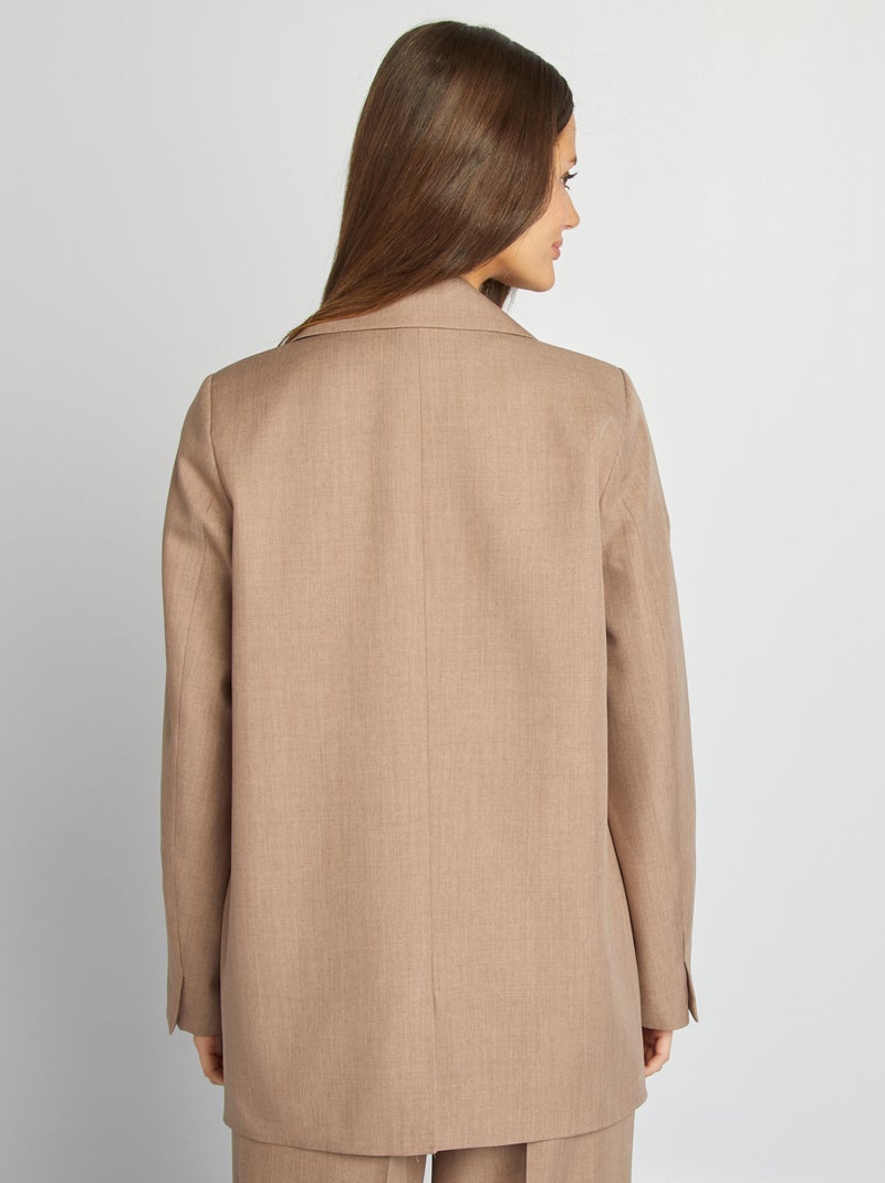Chaqueta blazer oversize BEIGE - Kiabi