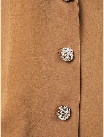 Chaqueta blazer oversize con cierre de botones bdart