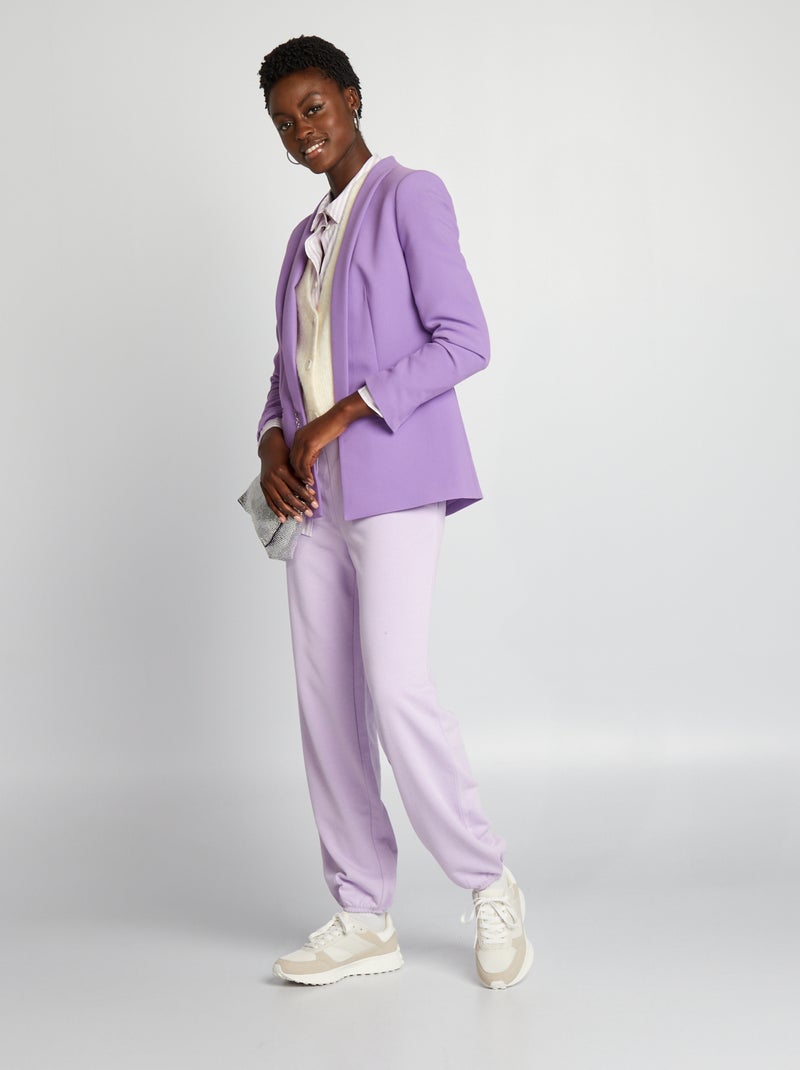 Chaqueta blazer semilarga PURPURA - Kiabi