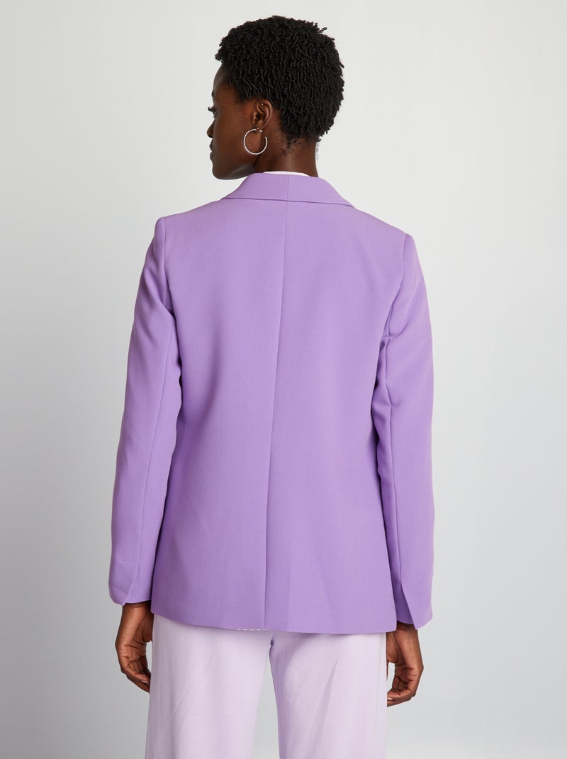 Chaqueta blazer semilarga PURPURA - Kiabi