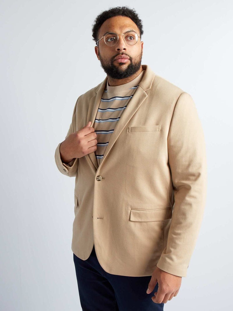 Chaqueta blazer slim BEIGE - Kiabi