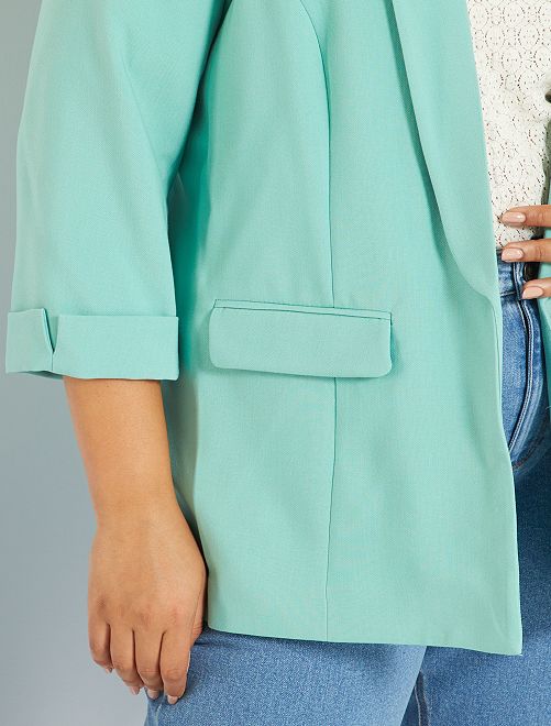 Chaqueta blazer - verde gris - Kiabi - 29.00€