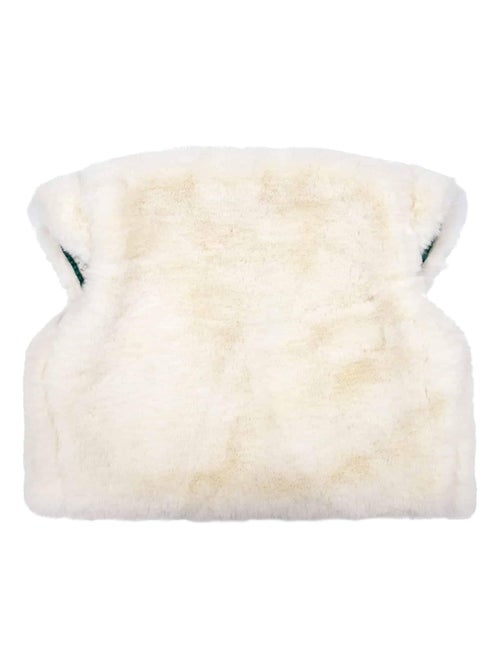 Chaqueta Bolero de Ceremonia para Niña | Pelo Sintético Beige | PELUCHE - Kiabi