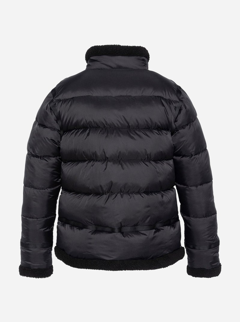Chaqueta bomber - schott Negro - Kiabi